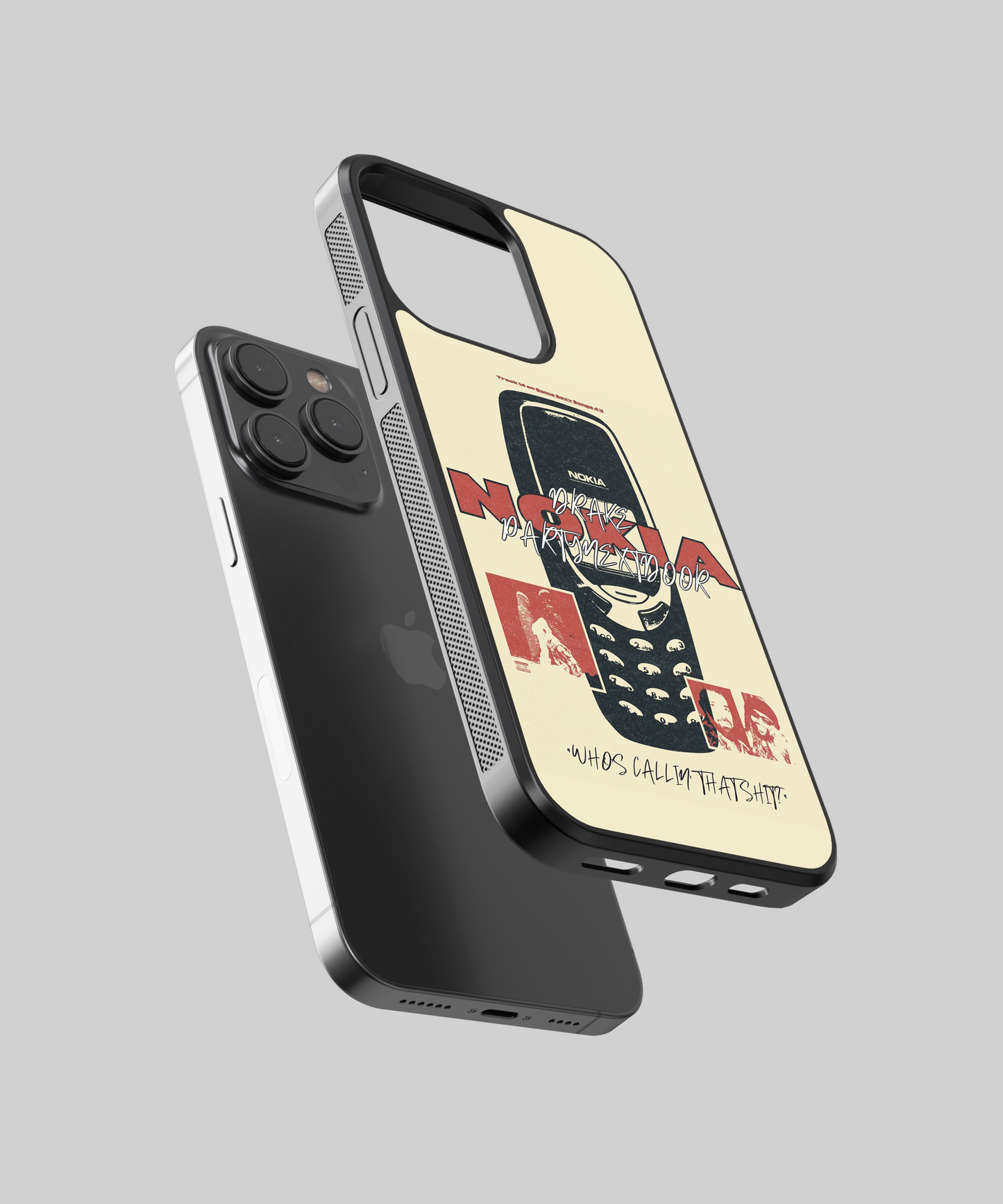Drake PARTYNEXTDOOR Nokia Aesthetic Glass Phone Case