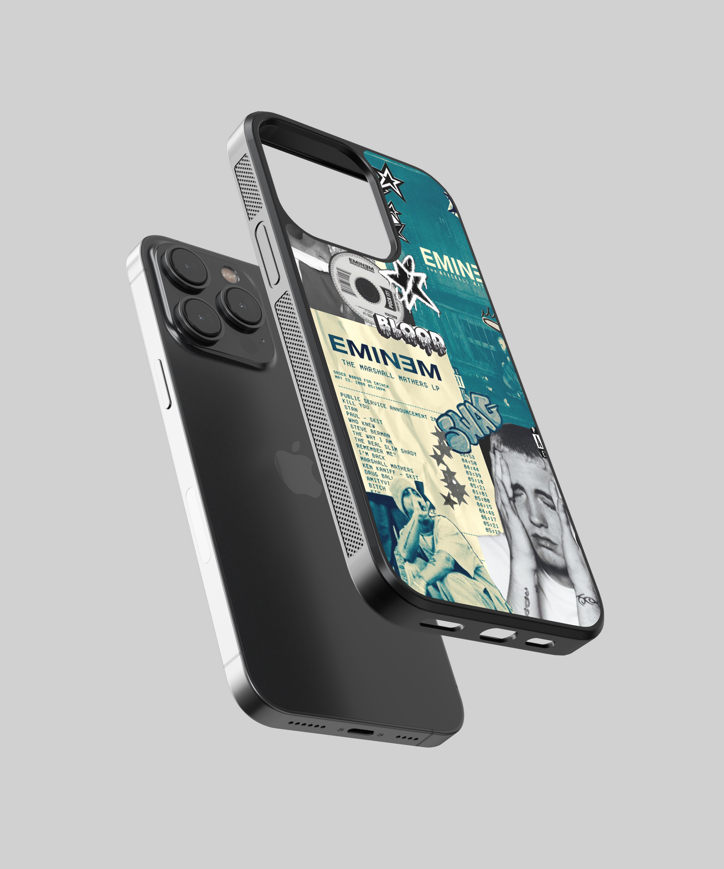 Eminem Who Is Eminem Aesthetic Glass Phone Case
