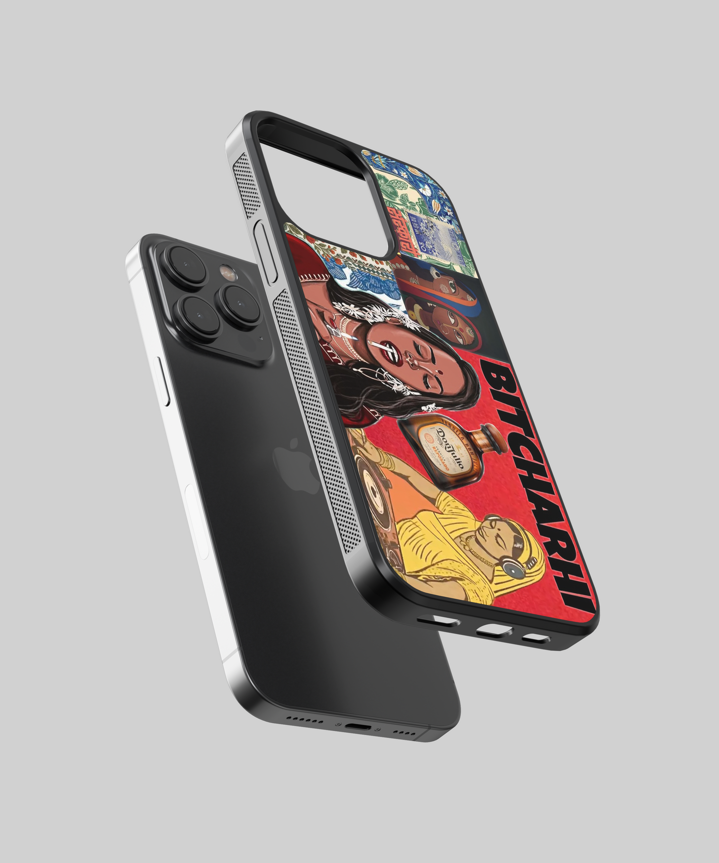 Bitcharhi Desi Aesthetic Glass Phone Case