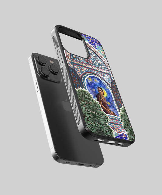 Starry Night Desi Aesthetic Glass Phone Case