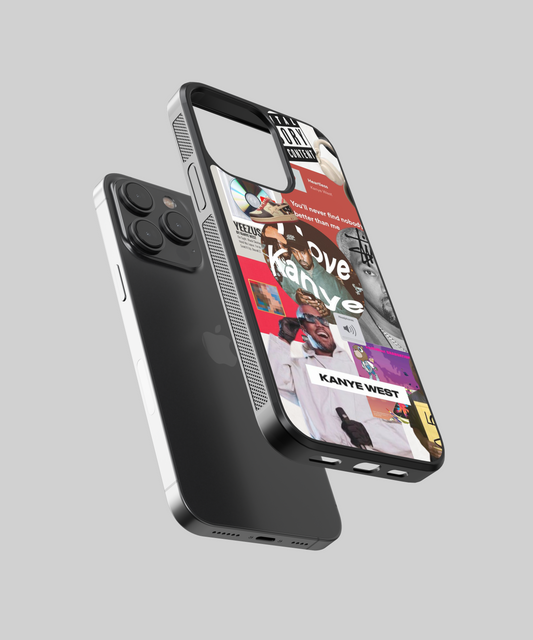 I Love Kanye West Aesthetic Glass Phone Case