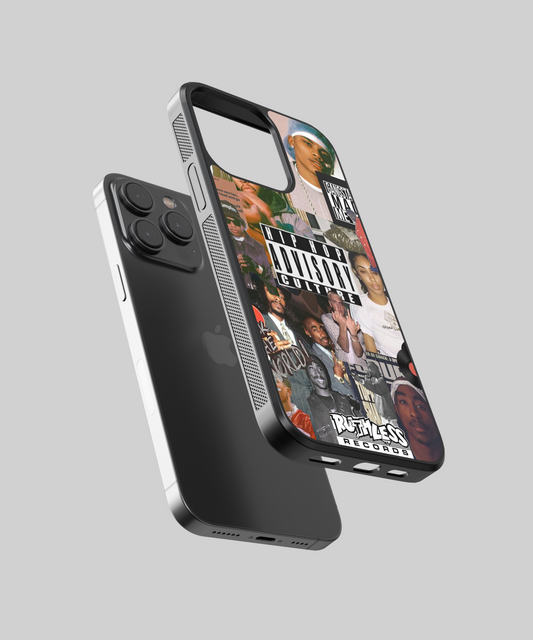 Hip Hop Advisory Culture Aesthetic Glass Phone Case