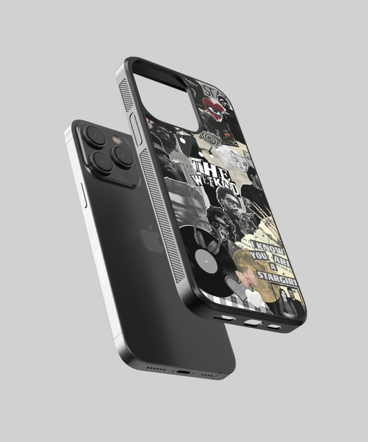The Weeknd Stargirl Aesthetic Glass Phone Case