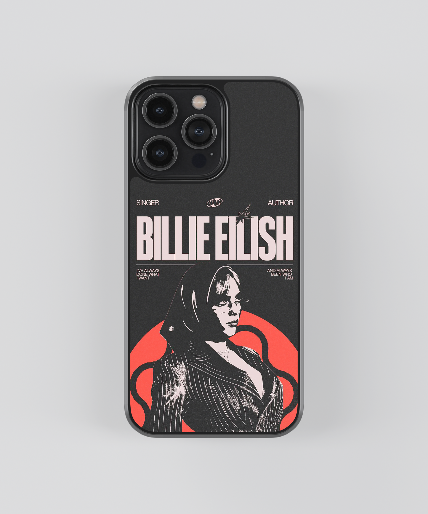 Billie Eilish Aesthetic Glass Phone Case