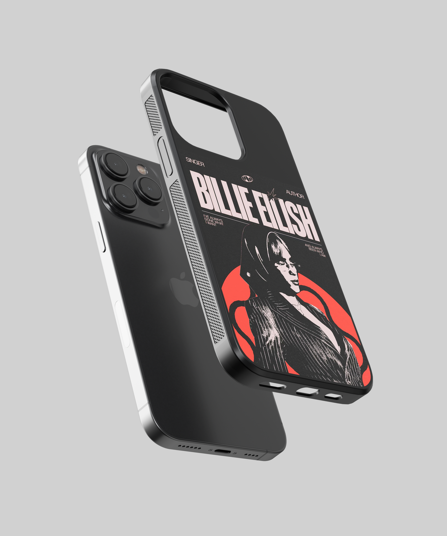 Billie Eilish Aesthetic Glass Phone Case