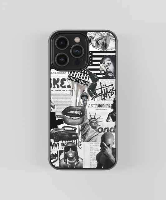 Hip Hop Aesthetic Glass Phone Case