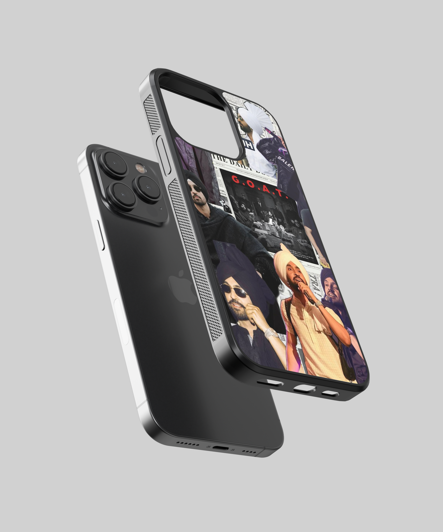 Diljit Dosanjh GOAT Aesthetic Glass Phone Case