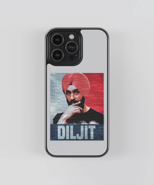 Diljit Dosanjh Hope Poster Aesthetic Glass Phone Case