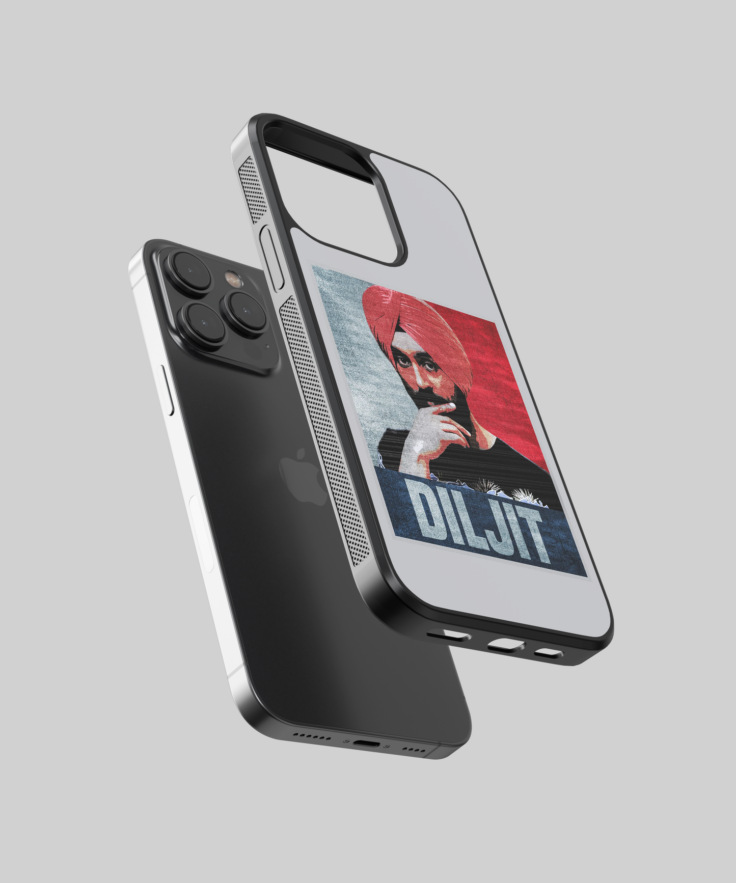 Diljit Dosanjh Hope Poster Aesthetic Glass Phone Case