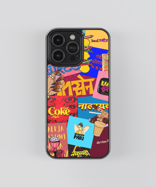 Stoned Pari Desi Aesthetic Glass Phone Case