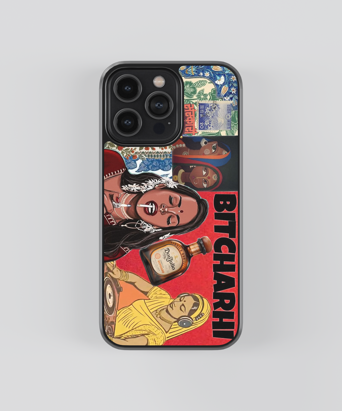 Bitcharhi Desi Aesthetic Glass Phone Case