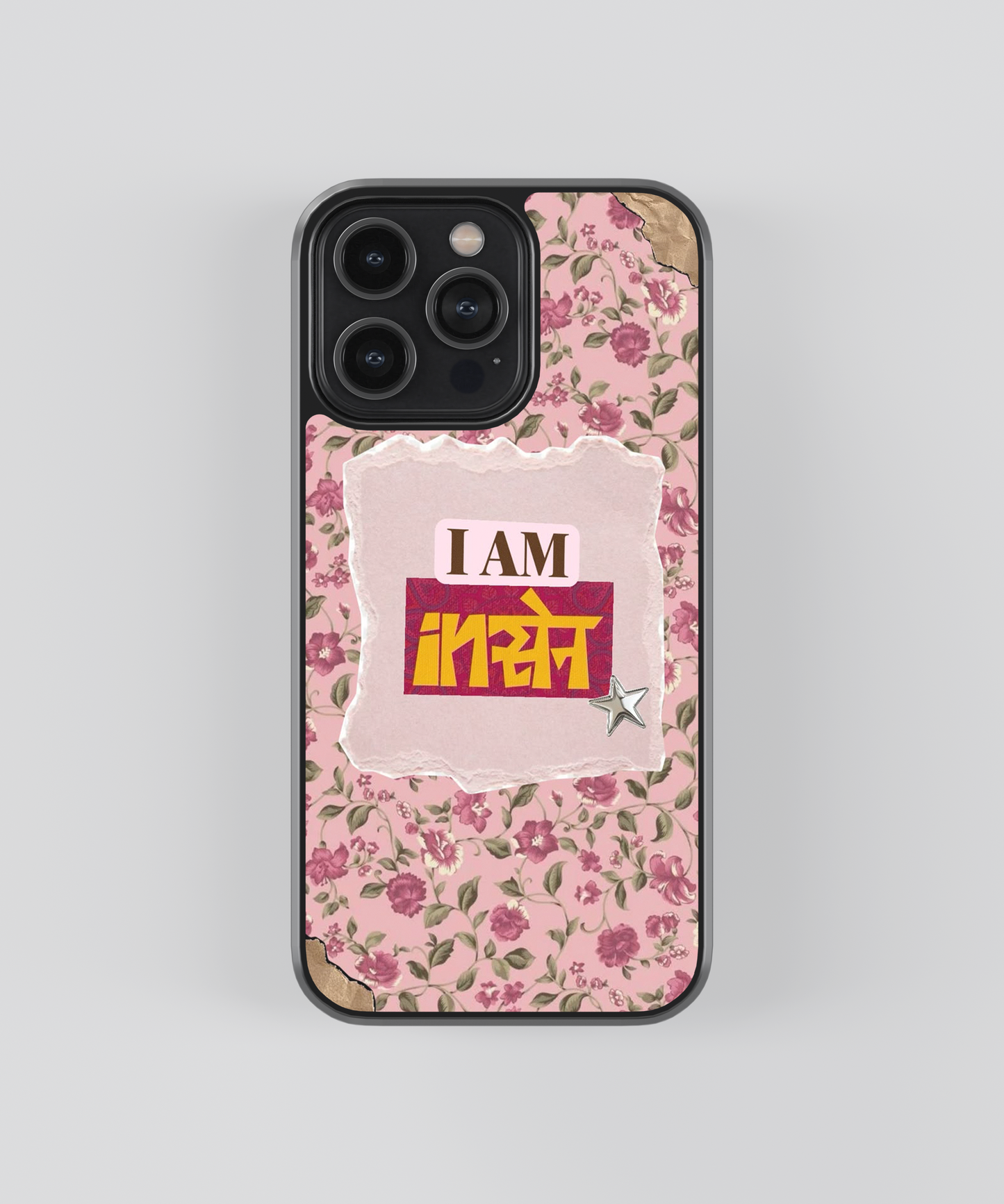 I Am Insane Aesthetic Glass Phone Case