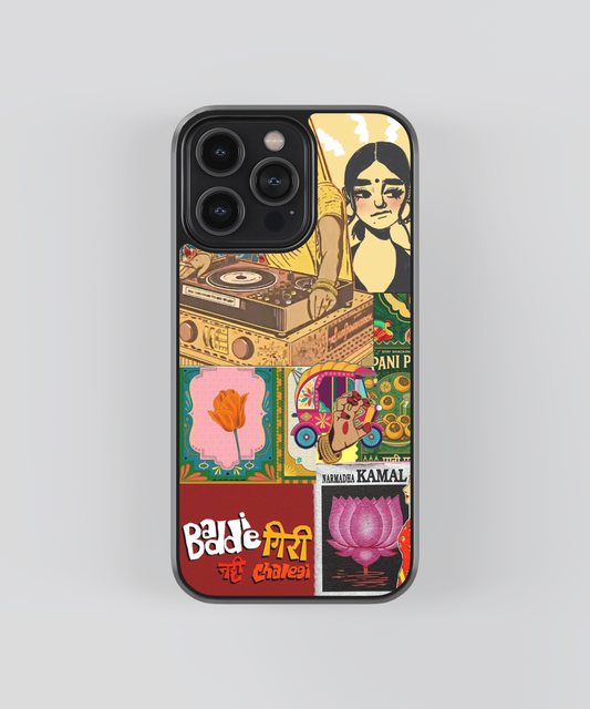 Baddie Giri Nahi Chalegi Desi Aesthetic Glass Phone Case