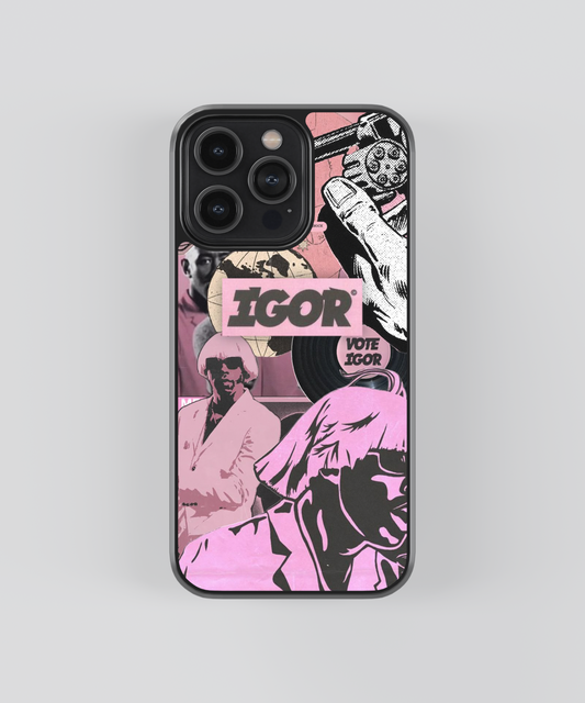Tyler The Creator Igor Vote Igor Aesthetic Glass Phone Case