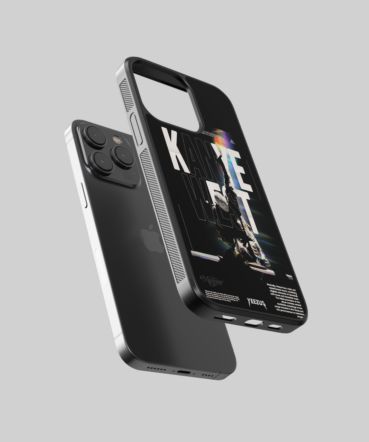 Kanye West Yeezus Aesthetic Glass Phone Case | Ye Concert Poster Art