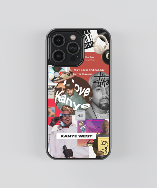 I Love Kanye West Aesthetic Glass Phone Case