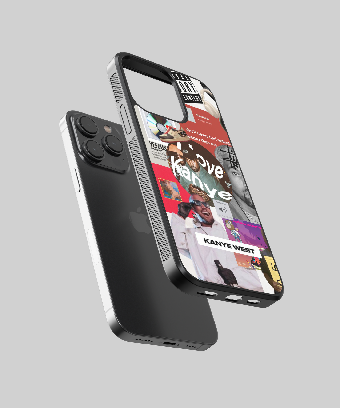 I Love Kanye West Aesthetic Glass Phone Case