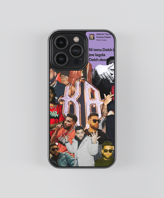 Karan Aujla KA Admirin You Aesthetic Glass Phone Case