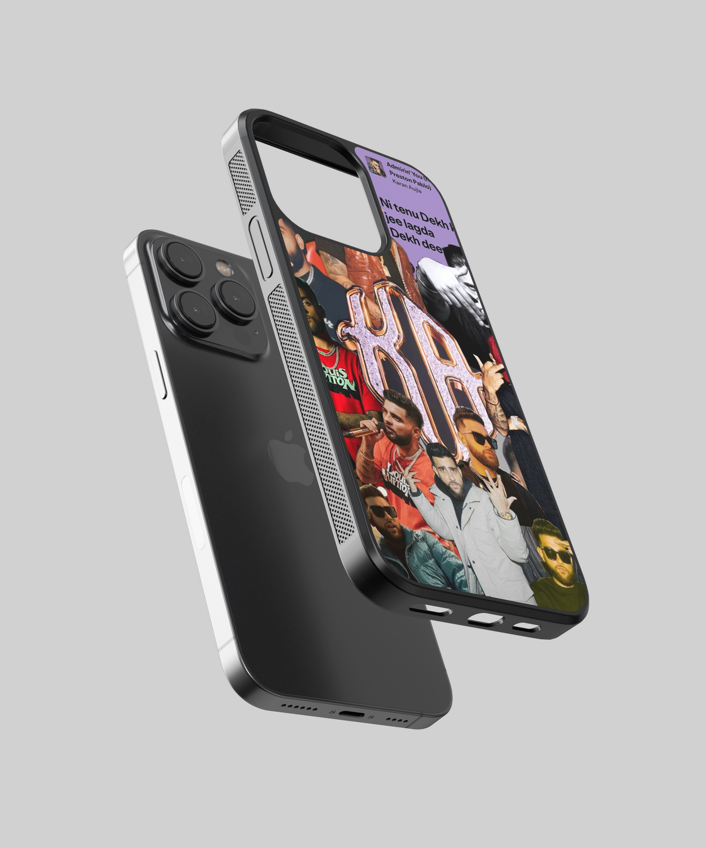 Karan Aujla KA Admirin You Aesthetic Glass Phone Case