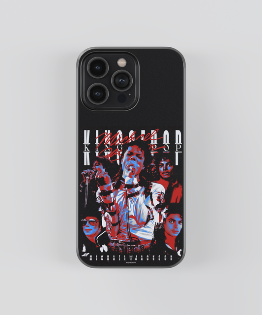 Michael Jackson King of Pop Aesthetic Glass Phone Case