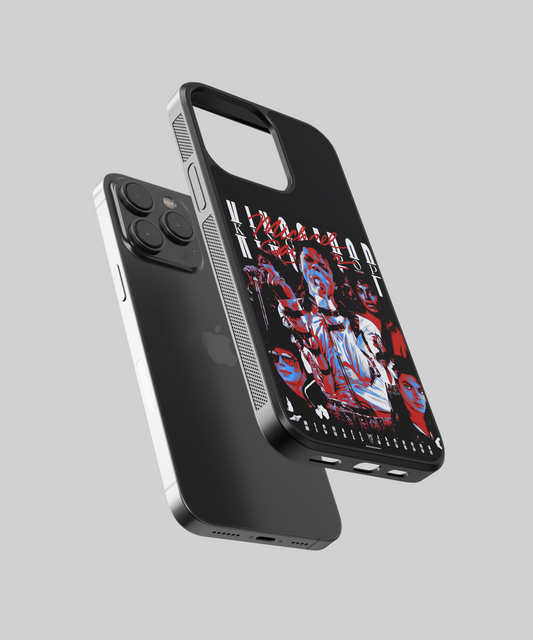 Michael Jackson King of Pop Aesthetic Glass Phone Case