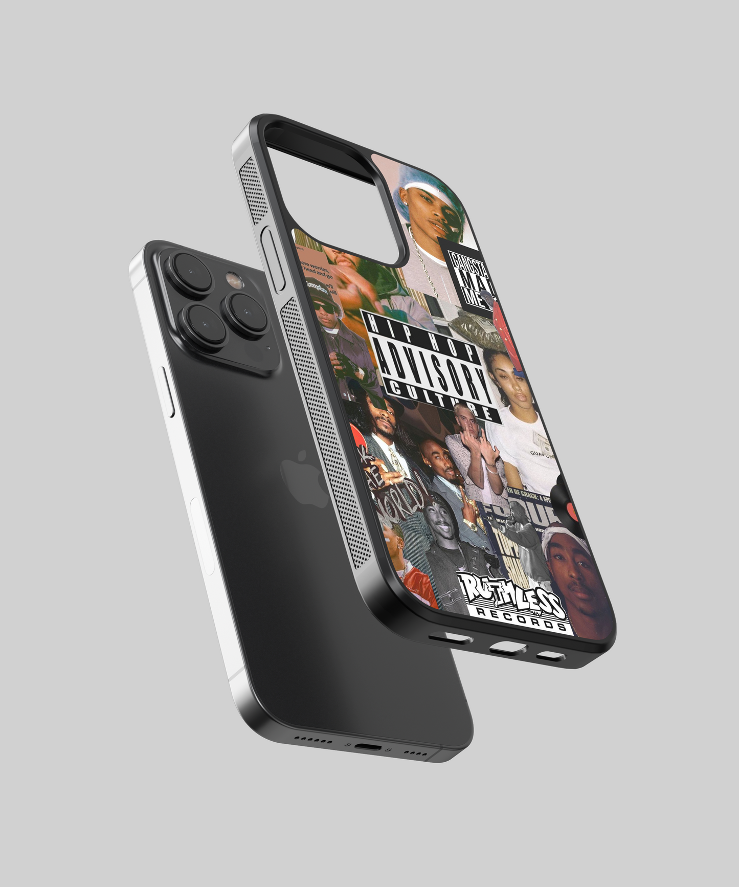 Hip Hop Advisory Culture Aesthetic Glass Phone Case
