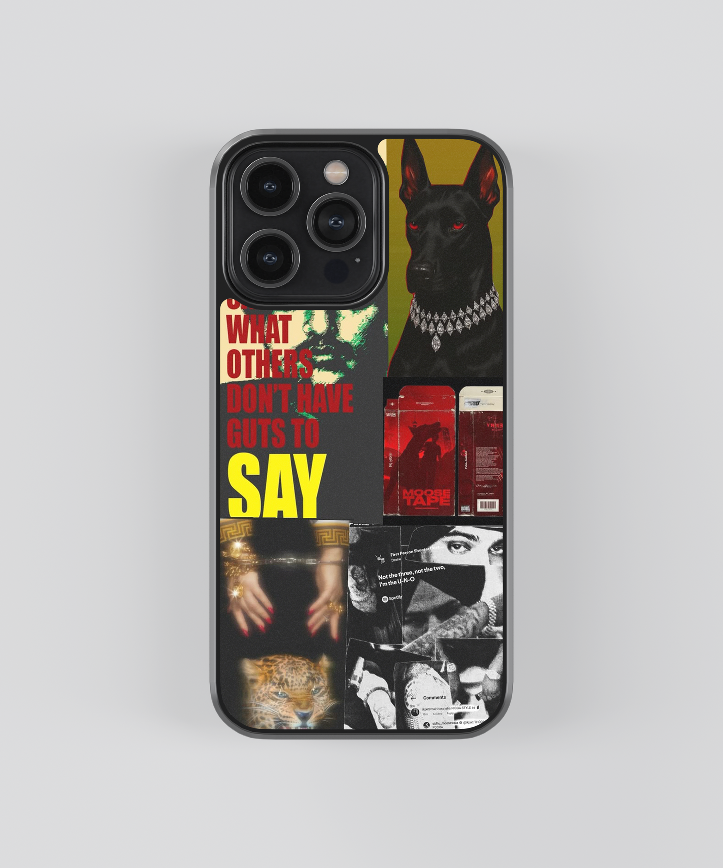 Sidhu Moosewala Moosetape Aesthetic Glass Phone Case