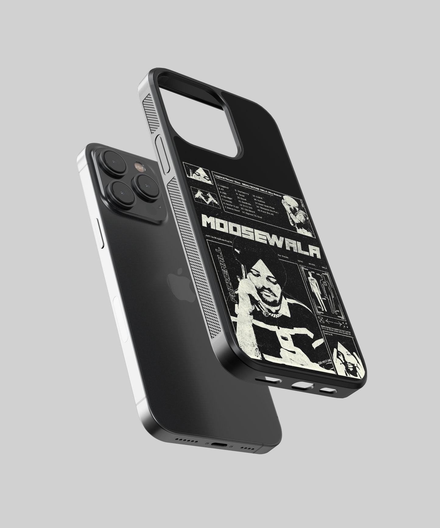 Sidhu Moosewala Legend Never Dies Aesthetic Glass Phone Case