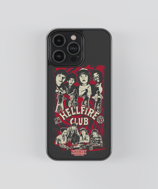 Stranger Things Hellfire Club Aesthetic Glass Phone Case