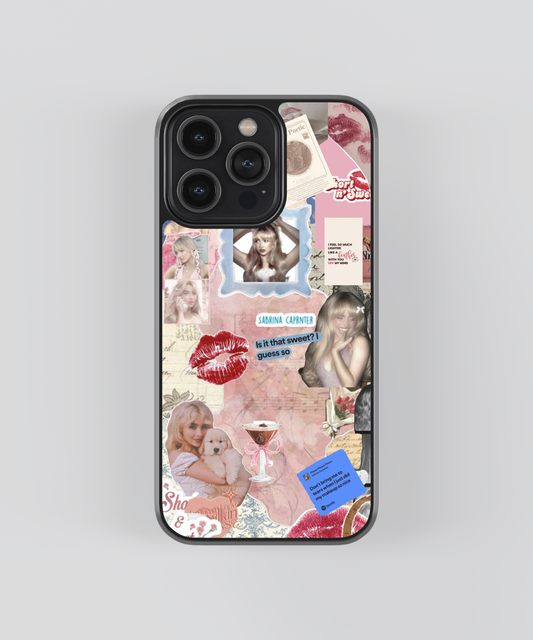 Sabrina Carpenter Espresso Aesthetic Glass Phone Case
