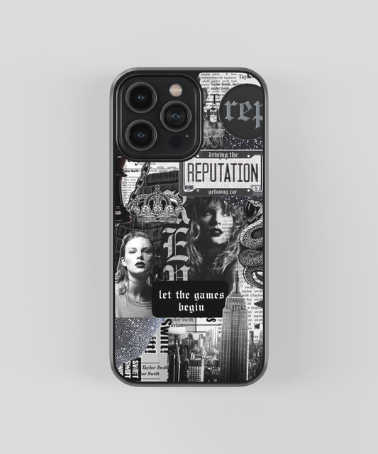 Taylor Swift Reputation Aesthetic Glass Phone Case
