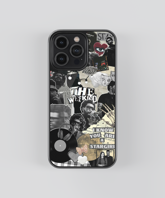 The Weeknd Stargirl Aesthetic Glass Phone Case
